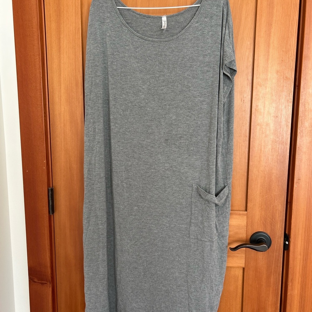Soft Bamboo Gray Women's Dress